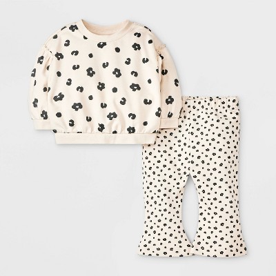 Baby Girls' French Terry Top & Bottom Set - Cat & Jack™
