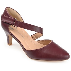 Journee Collection Women's Tillis Pointed Toe Mid Heel Pumps - 1 of 4