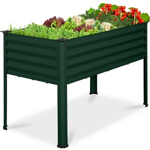 Best Choice Products 48x24x30in Elevated Galvanized Metal Garden Bed w/ Corner Protectors - 1 of 4