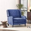 Textured Fabric Pushback Recliner Chair for Adults, CENGHU Accent Chair for Living, Upholstered Armchair, Mid Century Modern Single Sofa Chair - 3 of 4