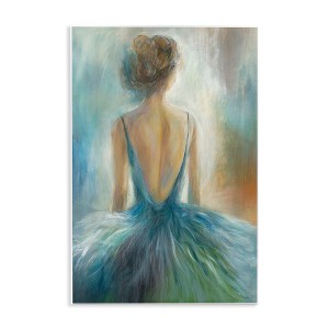 Stupell Industries Ballet Girl Figure Painting Wall Plaque Art - 1 of 4