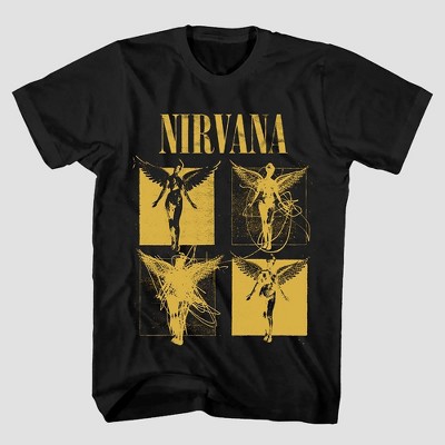 Men's Nirvana Short Sleeve Graphic T-Shirt - Black XXL