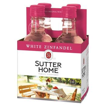 Sutter Home White Zinfandel Wine - 4pk/187ml Bottles