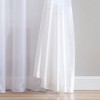VCNY Home Violette White Embroidered Layered Rod Pocket Sheer Curtain Panel - 4 of 4