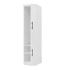 Keloyid White Wood 15.75 in. Armoire with 2 Shelves - 3 of 4