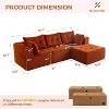 MAXYOYO Modular Sectional Sofa Couch, Sleeper Chair Modern Boneless Couch for Living Room, No Assembly Required - 2 of 4