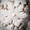 18.25"H Sullivans Christmas Snowflake Cookie Tabletop Tree White Indoor Christmas Decor - 2 of 4