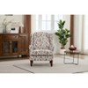 Okak Mid-Century Aesthetic Fabric Lounge Armchair with Floral Design,Leisure Sofa Accent Chair for Living Rooms,Relaxation Areas - 2 of 4