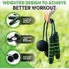Adjustable Cordless Jump Rope, Weighted Ropeless Skipping Rope for Indoor Cardio, Home Fitness Training - 4 of 4