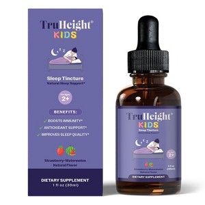 TruHeight Kids Sleep Tincture Ages 2+ (Watermelon Flavor) - Babies, Toddlers & Kids Natural Sleep Aid - Baby, Toddler, Child Melatonin 2 Year Old+ - 1 of 4