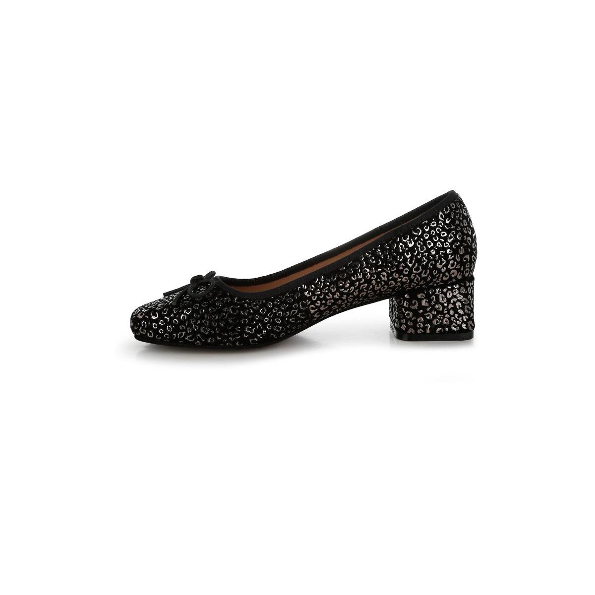 Женские туфли Rag & Co Womens Ningen Leopard Print Block Heel s Ballerinas 8 — фото 5