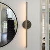 LLHZSY Modern Minimalist Dimmable Metal Wall Sconce 24" LED Vanity Light-3 CCT(3000K/4000K/6000K) - 3 of 4