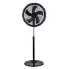 Optimus 18-In. 3-Speed Oscillating Stand Fan with Misting Ring, Black, F-1888 - 2 of 4