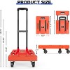 Acoinel 500LB Folding Hand Truck Portable Dolly with 6 Wheels for Moving - 2 of 4
