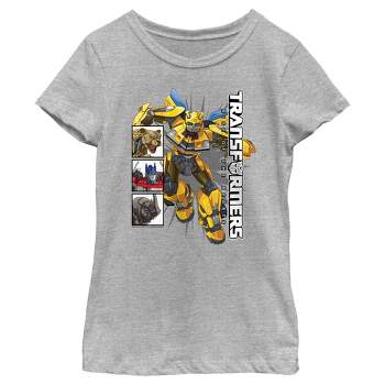 Girl's Transformers: Rise of the Beasts Bumblebee Poster T-Shirt