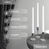 12 inch Taper Candles Set of 4 - Dripless and Smokeless Candle Unscented - Slow Burning Candle Sticks - 2 of 4