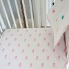 Lush Décor Fitted Crib Sheet Pineapples Pink - 2 of 2