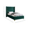 Meridian Furniture,Barolo Velvet Bed - 3 of 4