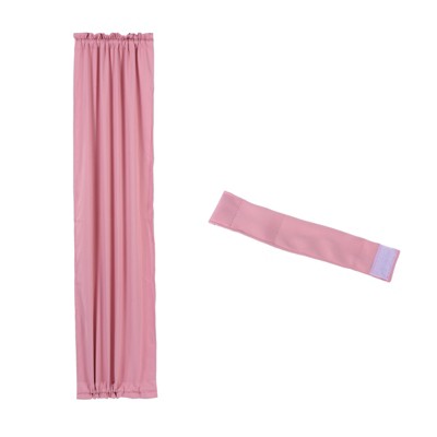 Unique Bargains Blackout Half Curtain with Adjustable Tie Back