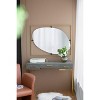 VYNXARIA 30*1*40" Poppy Mirror with Gold Metal Frame Contemporary Design Wall Decor for Bathroom, Entryway Wall Decor - 4 of 4