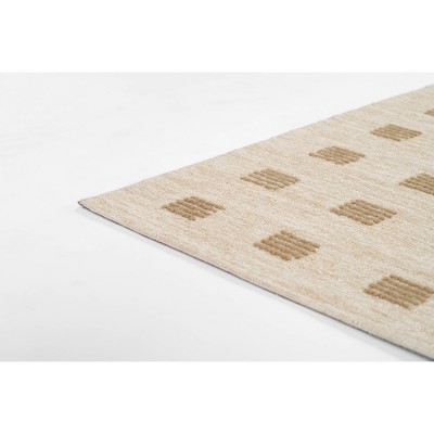 Natural Hand-Tufted Wool and Viscose Rectangular Rug 5' x 8'