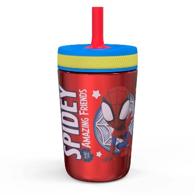 Spider-Man 14oz Stainless Steel Double Wall Valiant Bottle - Zak Designs