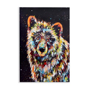 Stupell Industries Modern Bear Urban Strokes Wall Plaque Art - 1 of 4