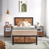 Twin/Full/Queen Size Bed Frame with Wood Headboard and Footboard, 14 Inch Platform Mattress Foundation, No Box Spring Needed Bed - 4 of 4