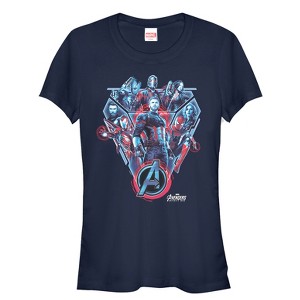 Juniors Womens Marvel Avengers: Infinity War Armor T-Shirt - 1 of 3