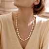EVERLY JEWELRY | Sterling Silver 9.5-10mm Cultured Freshwater Pearl Necklace, 23 inc - 4 of 4