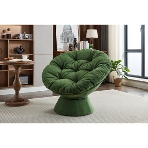 TIRAMISUBEST Oversized Swivel Accent Chair, 360 Swivel Barrel Chair - 1 of 4