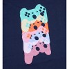 Seven Times Six PlayStation Boys' Video Game Control Overlapping Stack Graphic Kids T-Shirt Blue - image 2 of 2