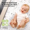 KeaBabies 2pk Soothe Waterproof Fitted Mini Crib Sheets for Girl, Boy, 100% Organic Soft Cotton Pack and Play Sheets - 4 of 4