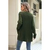 V For City Women's Knit V Neck Long Sleeve Button Front Cardigan with Pockets - 4 of 4