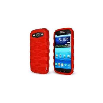 Sprint Rugged Slider Skin Case for Samsung Galaxy S3 (Red)