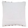 Saro Lifestyle Down Filled Throw Pillow with Striped Design, 22", Off-White - 2 of 3
