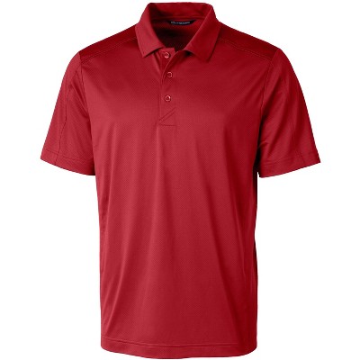 Men's Cutter & Buck Cardinal Louisville Cardinals Vault Advantage Tri-Blend  Pique Big & Tall Polo