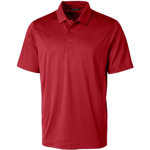 Cutter & Buck Prospect Textured Stretch Mens Short Sleeve Polo