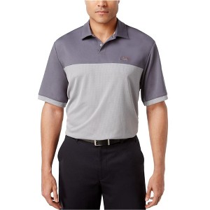 Greg Norman Mens Two Tone Embossed Polo Shirt - 1 of 1