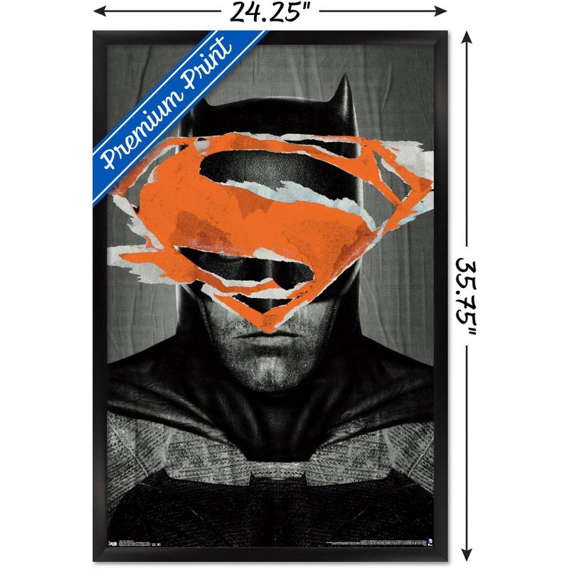 Trends International DC Comics Movie - Batman v Superman - Batman Teaser Framed Wall Poster Prints, 3 of 7