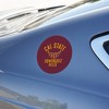 California State University Dominguez Hills Toros Logo Automotive Car Refrigerator Locker Vinyl Circle Magnet - 3 of 4