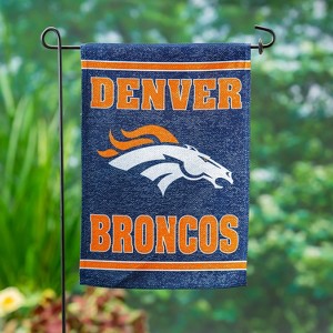 Embossed Suede Flag, GDN Size, Denver Broncos - 1 of 1