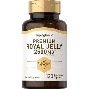 Royal Jelly Capsules 2500mg | 120 Count | by Piping Rock - 1 of 1