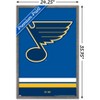 Trends International NHL St. Louis Blues - Logo 21 Framed Wall Poster Prints - 3 of 4