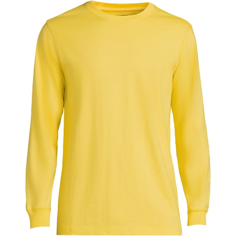 Lands' End Men's Super-T Long Sleeve T-Shirt, 2 of 3