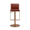 TOV Furniture Sentinel Saddle Adjustable Stool in Brown and Rose Gold - 3 of 4