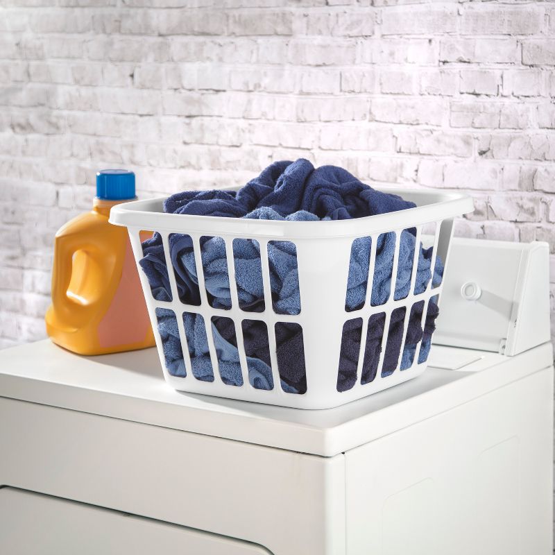 1.25bu Laundry Basket White - Brightroom&#8482;, 2 of 8