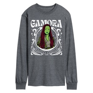 Men's - Marvel - Guardians of the Galaxy Gamora Art Nouveau Long Sleeve Graphic T-Shirt - 1 of 4