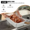 VEVOR 6 Pack Steam Table Pans 20.9 x 12.8 x 5.9 Inch Deep Steam Table Pan Full Size 20.5L Deep Food Container Stainless Steel Oven Tray, Silver - 3 of 4