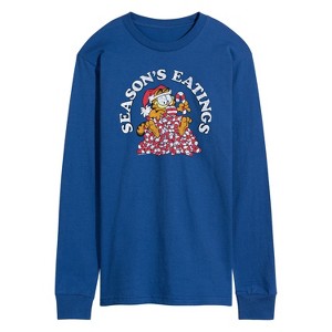 Men's - Garfield - Seasons Eatings Long Sleeve Graphic T-Shirt - 1 of 4